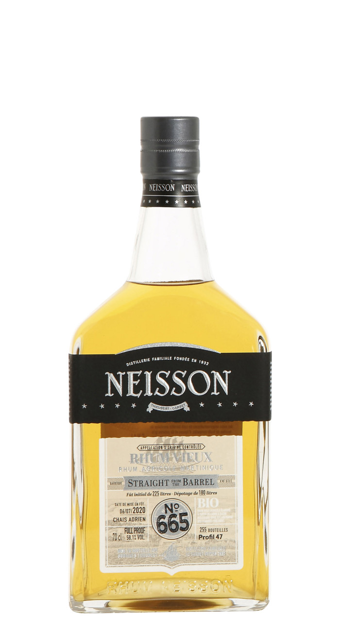 NEISSON RHUM VIEUX SFTB PROFIL 47 BIO 58,1° CL 70