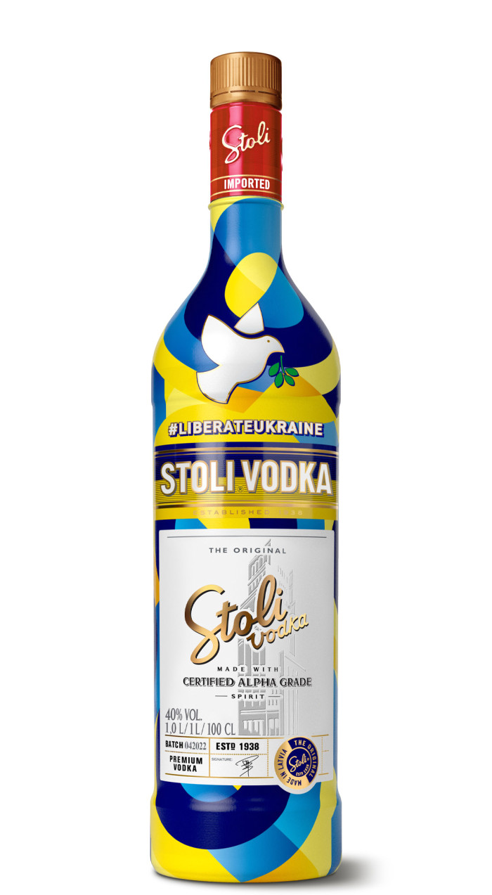 STOLICHNAYA PREMIUM RELIEF UKRAINIAN LIMITED ED. 40° cl 100